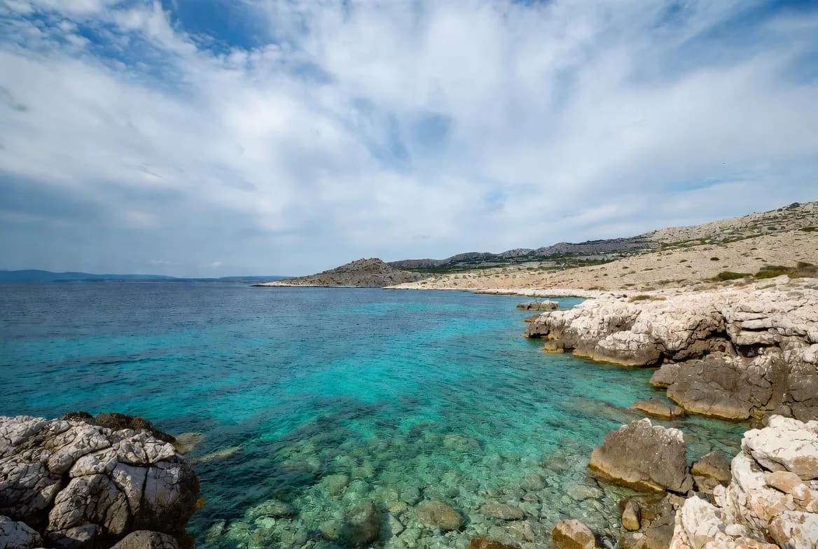 Crystal clear waters in Albania, a top choice among cheapest countries to visit in Europe