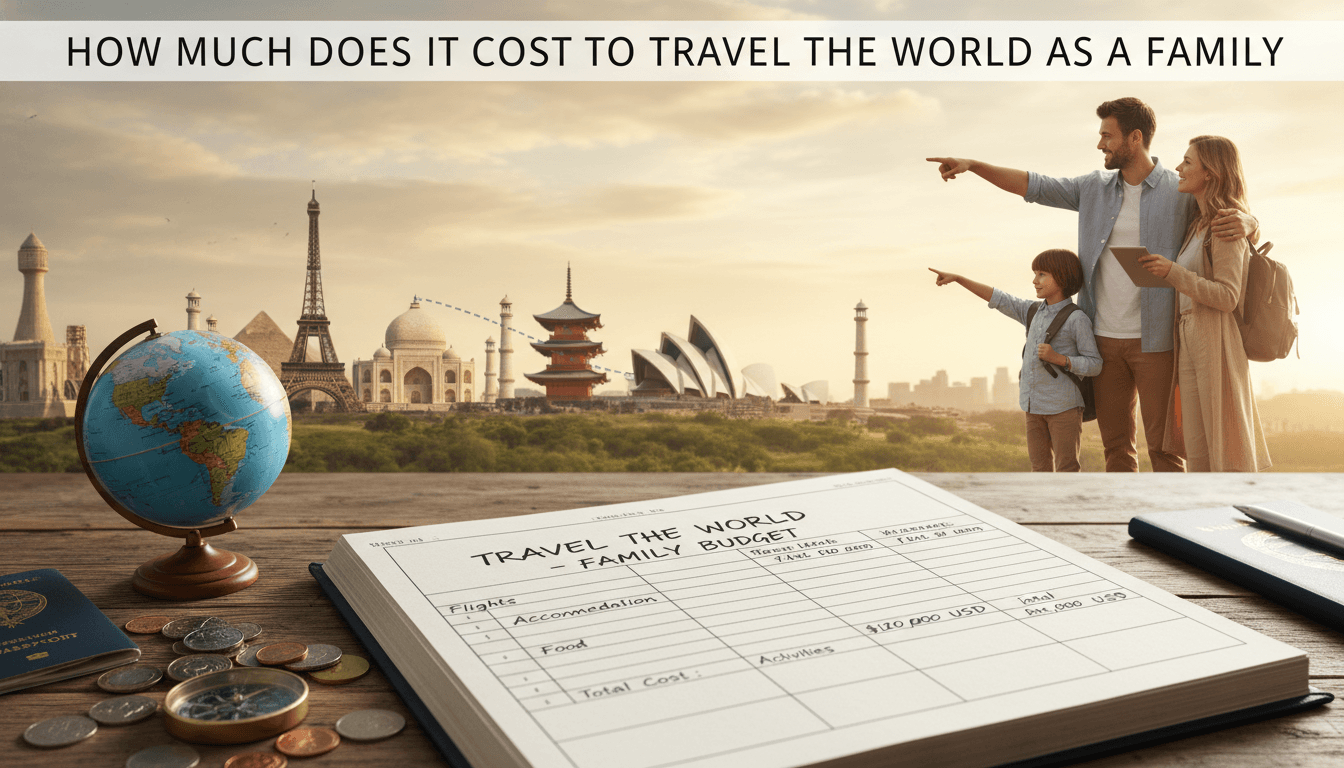 How Much Does It Cost to Travel the World as a Family?