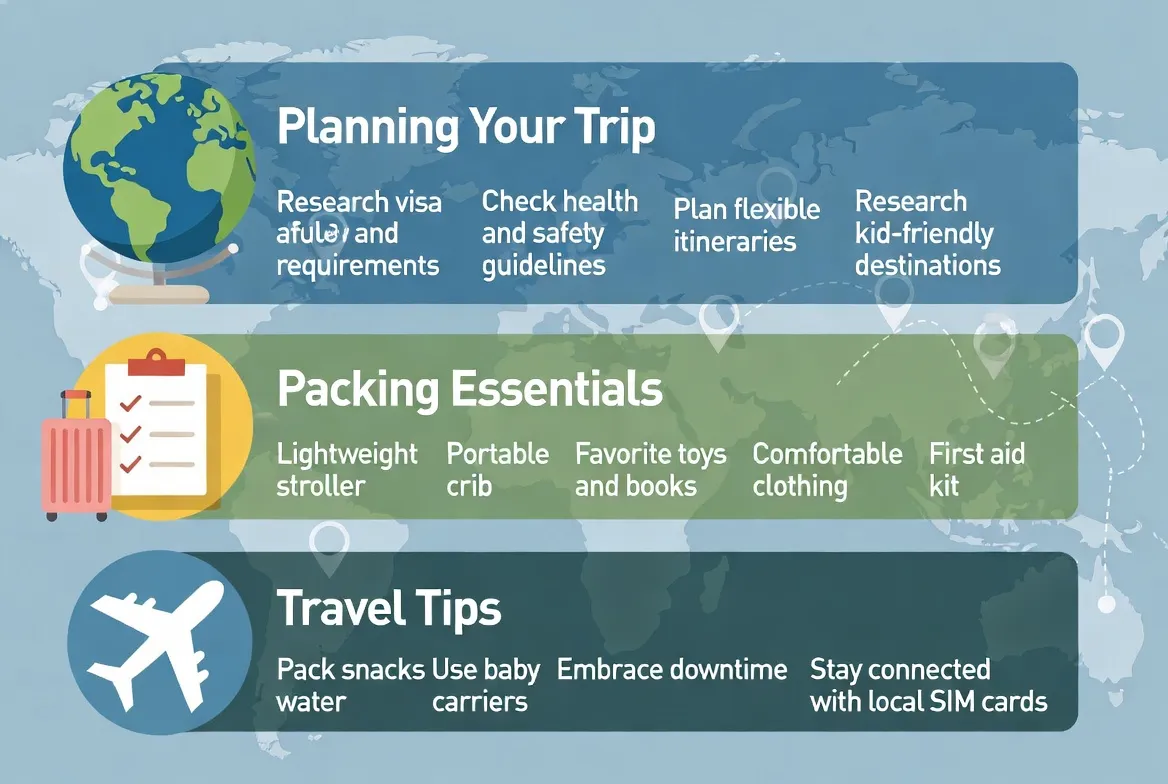 How to Travel Internationally With Kids