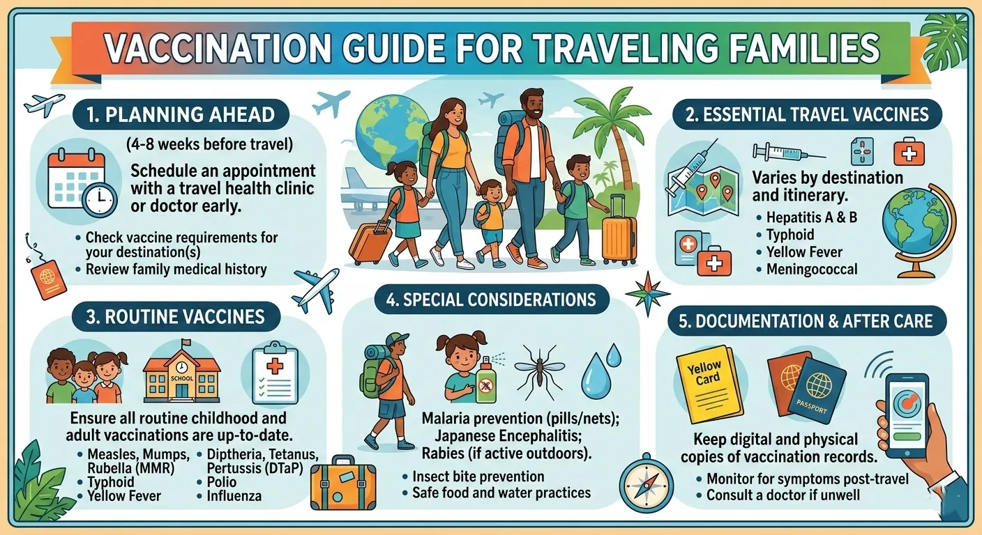 Vaccination Guide for Traveling Families